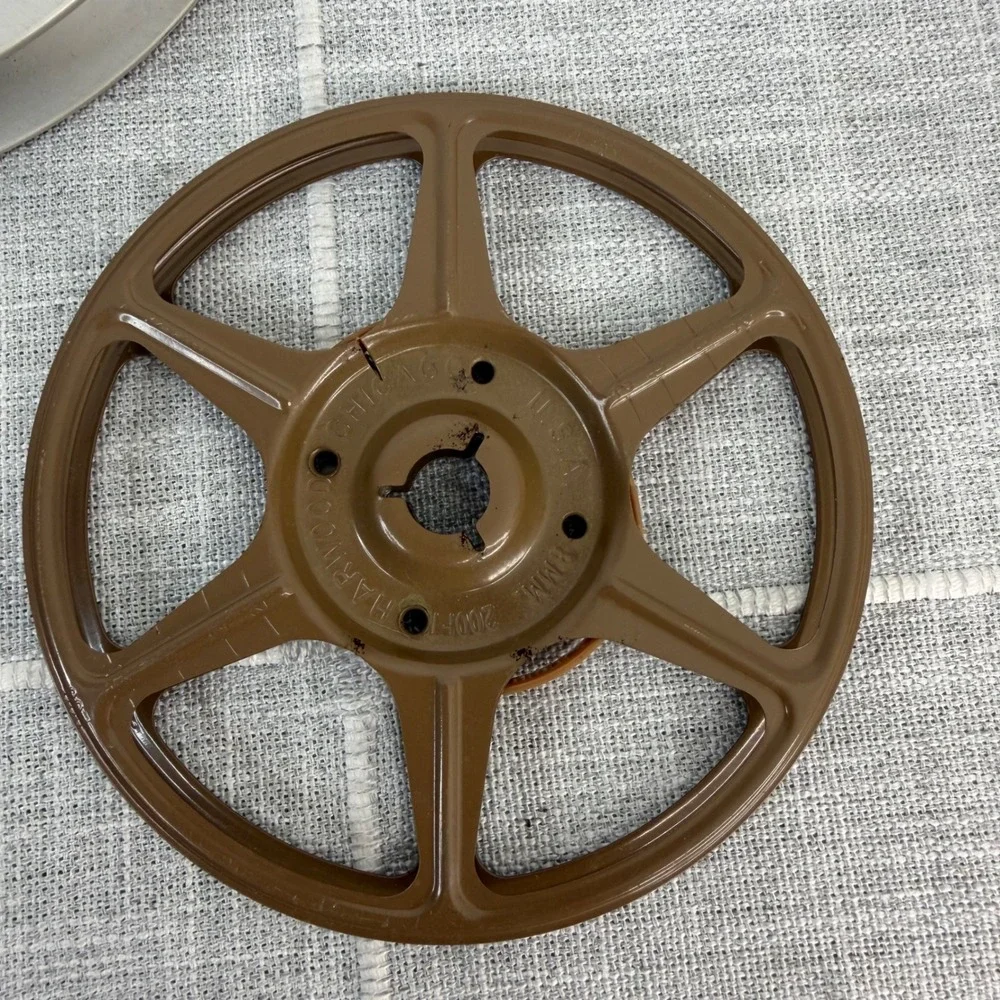 Vintage Metal Film Reels Empty No Film Three 8mm Various Sizes